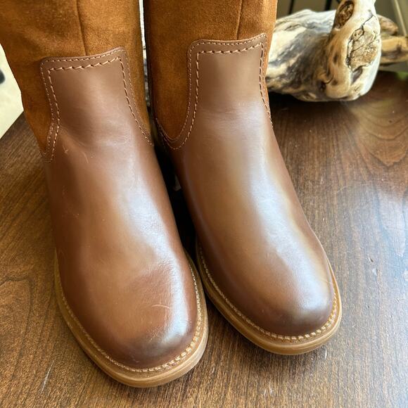 Brown Heeled Boots for Women - Picture 4 of 11